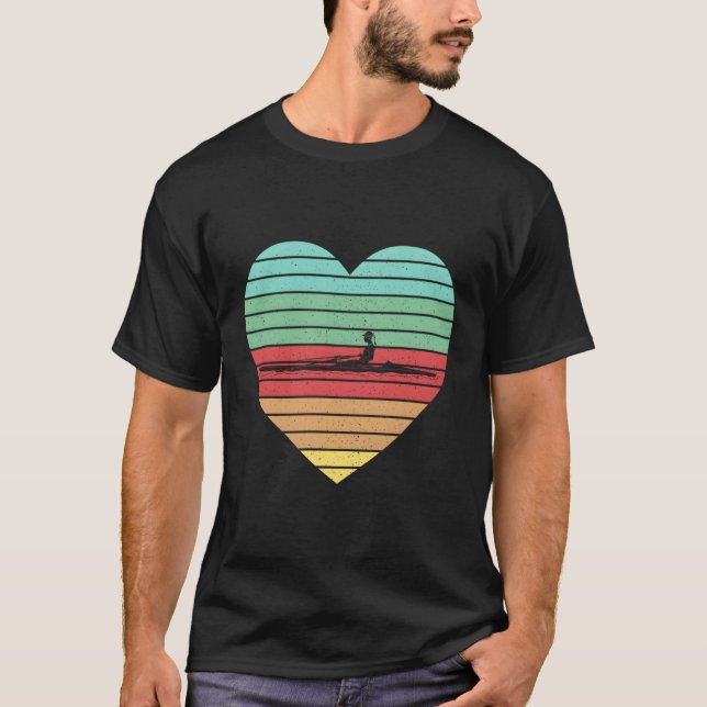 He Row Rowing Racing Boat T-Shirt (Front)