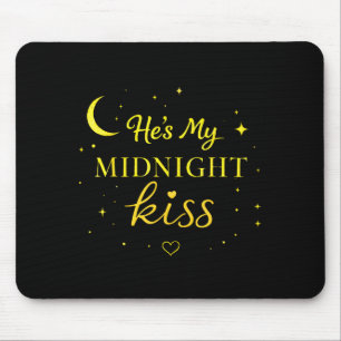 He’s My Midnight Kiss Romantic Saying Matching Cou Mouse Mat