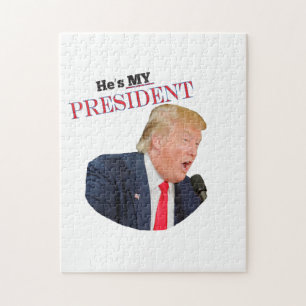 He’s My President Donald J. Trump Jigsaw Puzzle