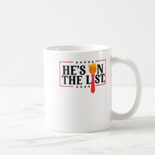 He’s On The List Release The Files Usa No Kings In Coffee Mug