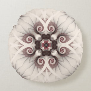 He Said, She Said Round Cushion