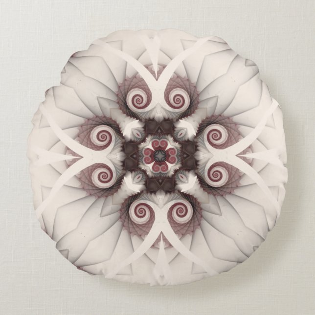 He Said, She Said Round Cushion (Front)