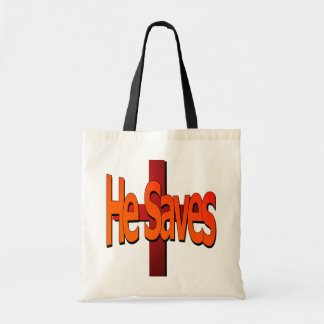 He Saves Budget Tote