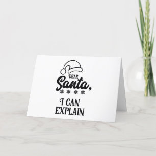 "HE SEES "US" WHEN WE ARE "NOT" SLEEPING?  HOLIDAY CARD