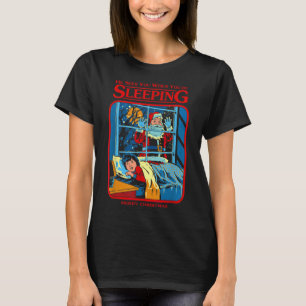 He Sees You When You're Sleeping Merry Christmas  T-Shirt