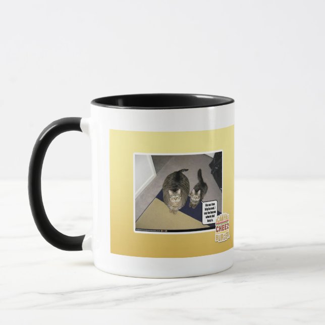 He sez hes big boned. mug (Left)