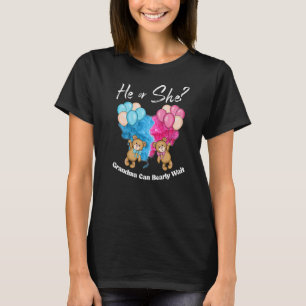 He She Grandma Can Bearly Wait Gender Reveal Bears T-Shirt