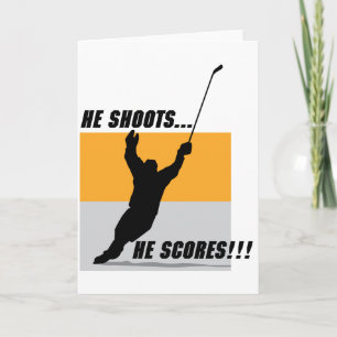 He Shoots....He Scores! Card