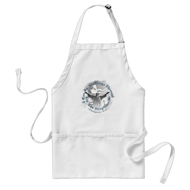 He Strengthens Me Standard Apron (Front)