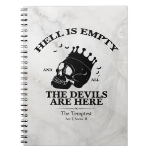 he Tempest Shakespeare Classic Literature Inspired Notebook