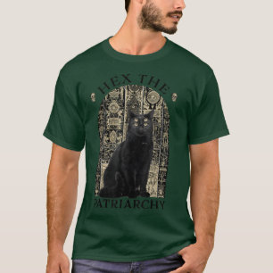He The Patriarchy Black Cat Feminist Witch T-Shirt