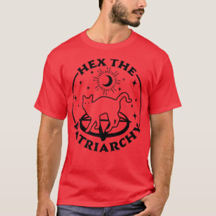 He The Patriarchy Feminist Witch Halloween Cat Got T-Shirt