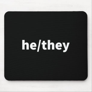 He They He_they Transgender - Nonbinary Genderflui Mouse Mat