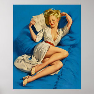 He Thinks Im Too Good to Be True Pin-Up Poster