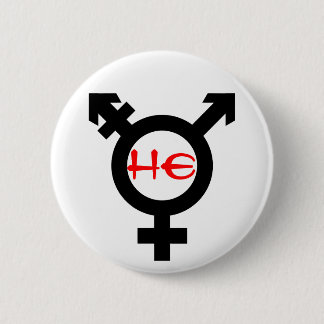 He Transgender 6 Cm Round Badge