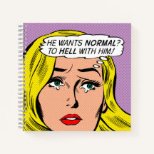 "He Wants Normal?" Spiral Journal/Notebook