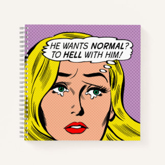 "He Wants Normal?" Spiral Journal/Notebook Notebook