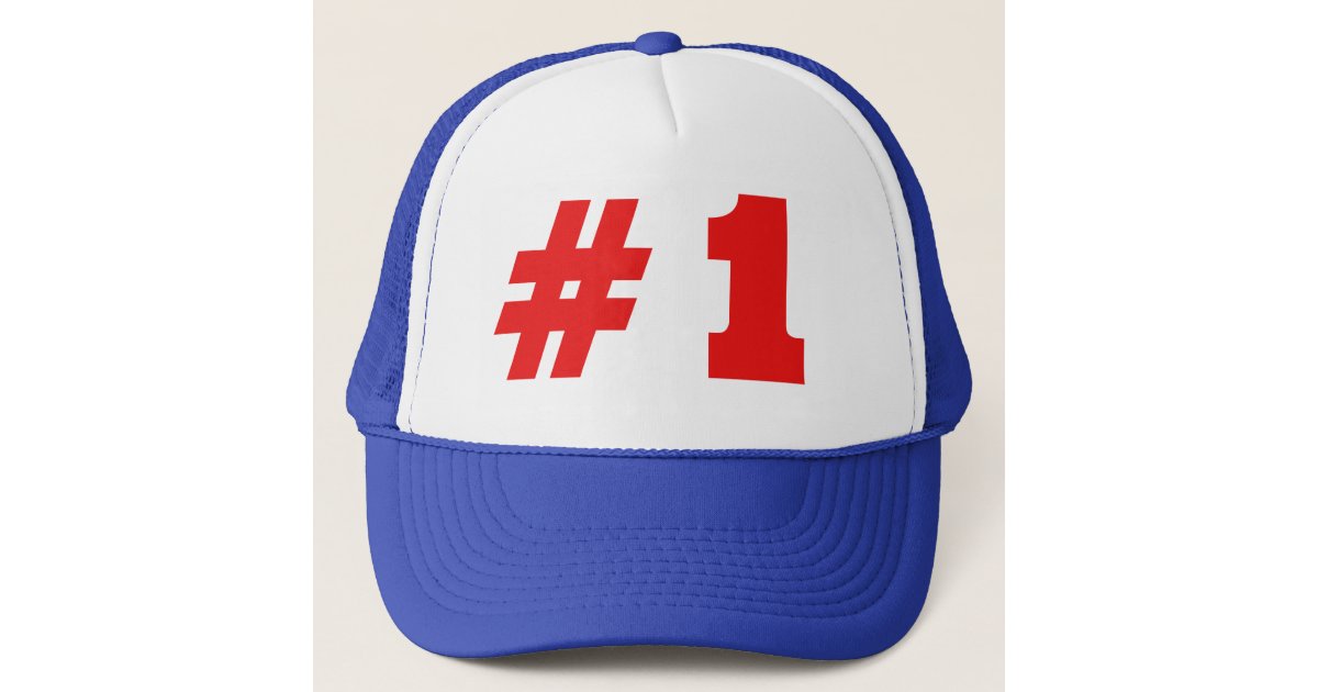 He Was 1 Trucker Hat Zazzle Co Uk