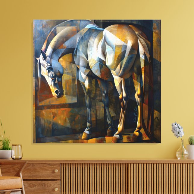 He was a hero canvas print (Insitu(LivingRoom))