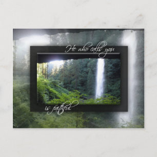 He Who Calls You Postcard