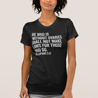 He Who is Without Ovaries Vintage Retro T-Shirt