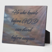He Who Kneels Before GOD