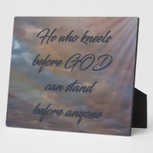 He Who Kneels Before GOD