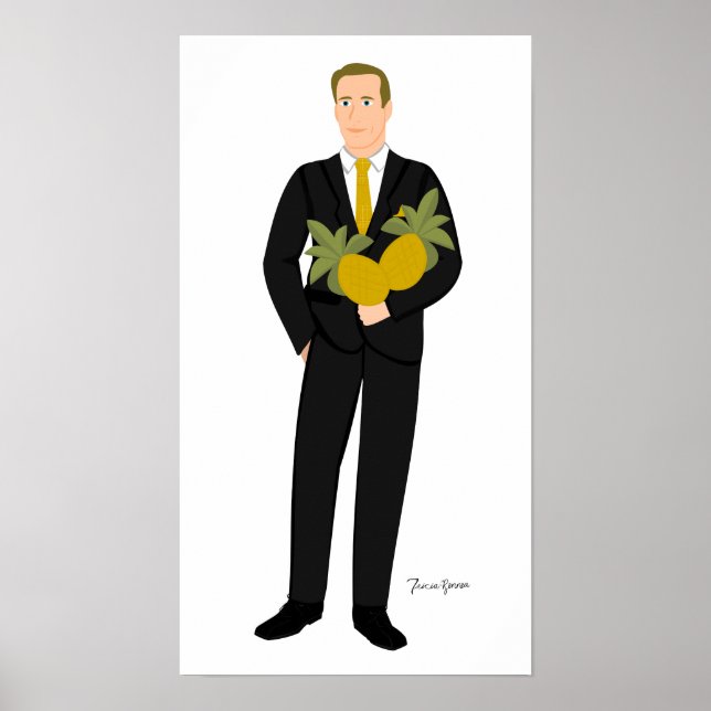 He Who Loves Pineapples Poster (Front)