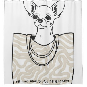 He Who Should Not Be Bagged Shower Curtain