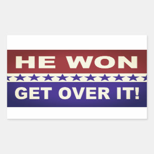 He Won Get Over It! Stickers