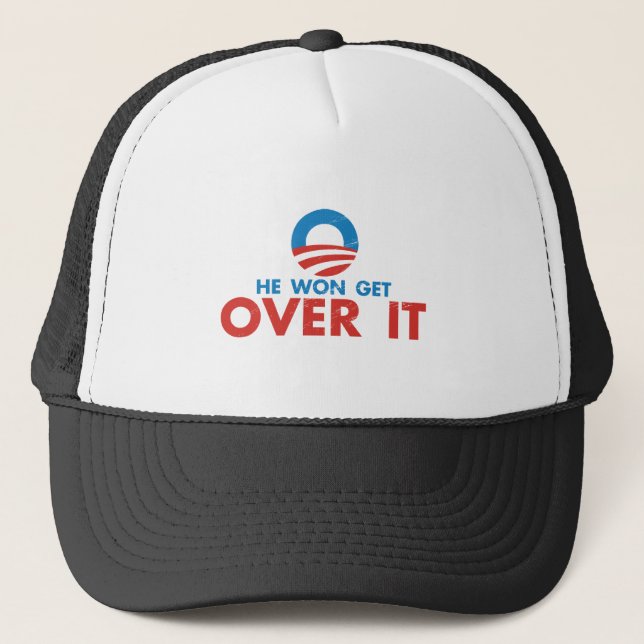 HE-WON-GET-OVER-IT TRUCKER HAT (Front)