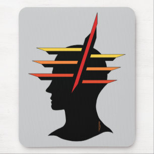 Head Abstract Mouse Mat