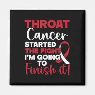 Head And Neck Cancer Awareness Stemi Apparel Throa Magnet