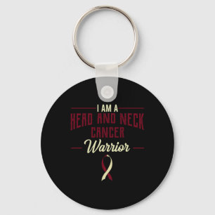 Head And Neck Cancer Awareness Supporter Oral Nasa Key Ring