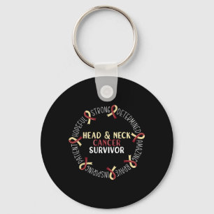 Head And Neck Cancer Survivor Key Ring