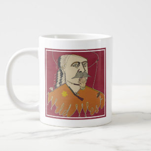 Head-And-Shoulders Portrait Of Buffalo Bill Large Coffee Mug