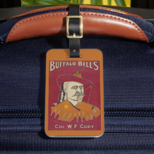 Head-And-Shoulders Portrait Of Buffalo Bill Luggage Tag