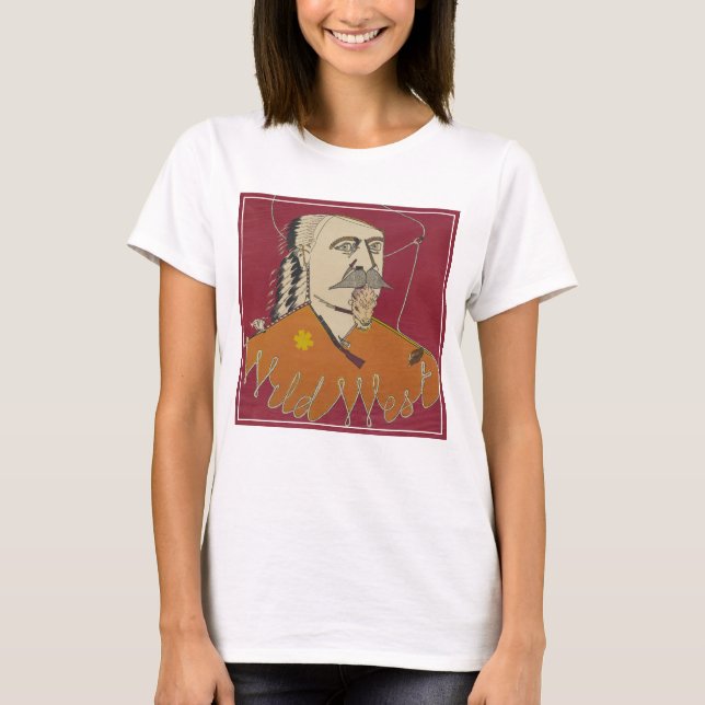 Head-And-Shoulders Portrait Of Buffalo Bill T-Shirt (Front)