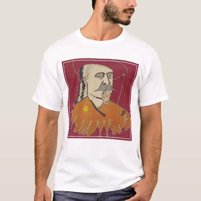 Head-And-Shoulders Portrait Of Buffalo Bill T-Shirt (Front)