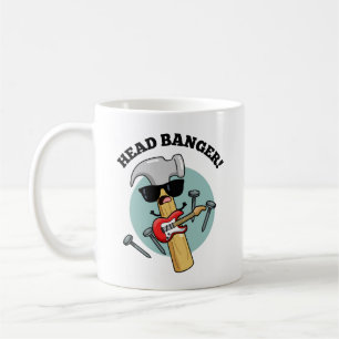 Head Banger Funny Music Puns  Coffee Mug