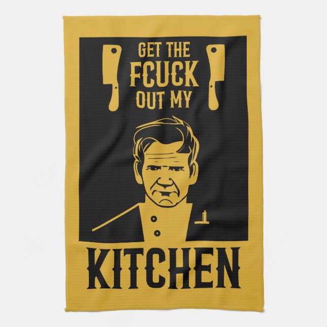 Head Chef Gordon Tea Towel (Vertical)