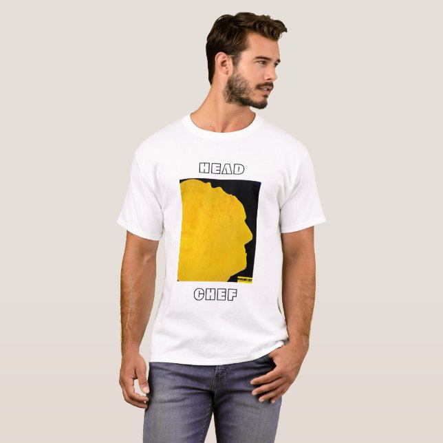 Head Chef Pancake Art Funky T-Shirt (Front Full)