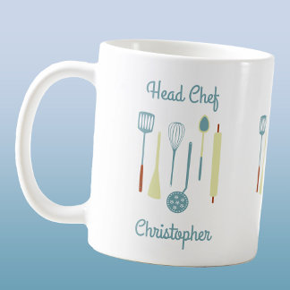 Head Chef Personalised Coffee Mug