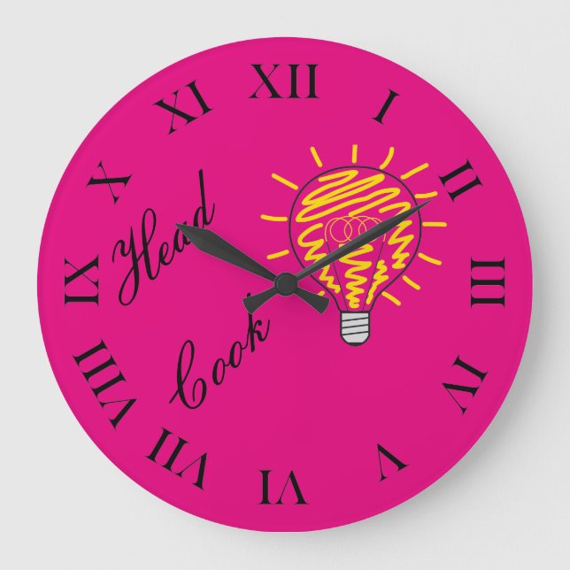 Head Cook Large Clock (Front)