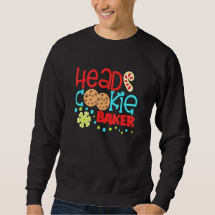 Head Cookie Baker Baking Xmas Baby Christmas Child Sweatshirt