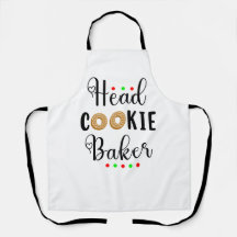 Head Cookie Baker Christmas Baking