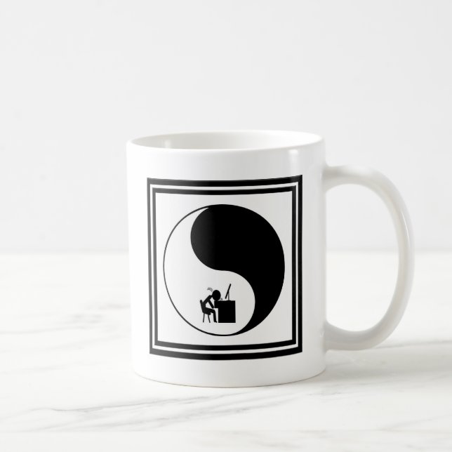 Head Desk Icon Coffee Mug (Right)