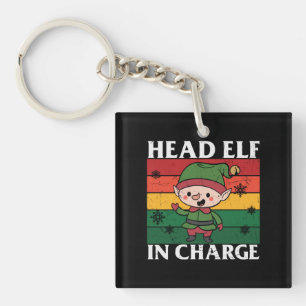 Head Elf In Charge Key Ring