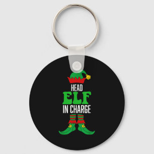 Head Elf In Charge  Key Ring