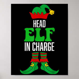 Head Elf In Charge  Poster